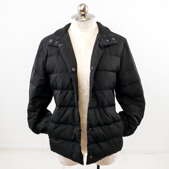 French Connection 6 Down Filled Puffer Coat Black - Picture 10 of 10